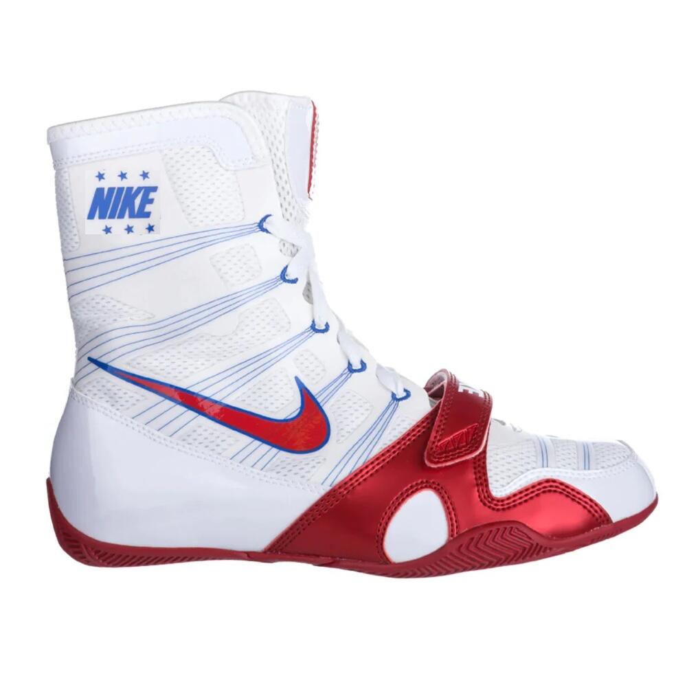 Nike Hyper KO Boxing Boots - White/Red 1/4