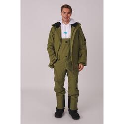 Pantalon à bretelles de ski et de snowboard Yeh Man - Kaki