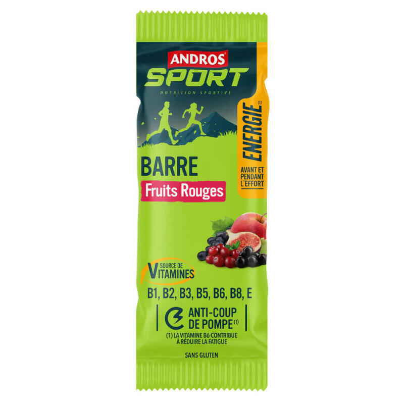 BARRE MOELLEUSE ANDROS FRUITS ROUGES – UNITÉ