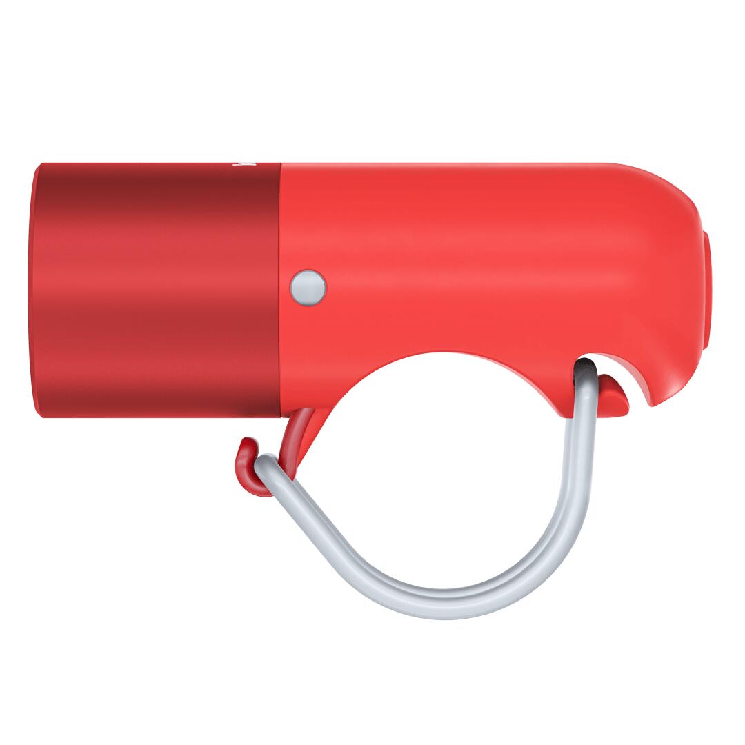 Knog Plugger Front Bike Light - Post-Box Red 3/5