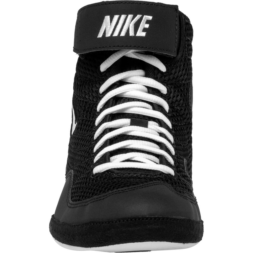 Nike Inflict 3 Wrestling Boots - Black/White 3/4