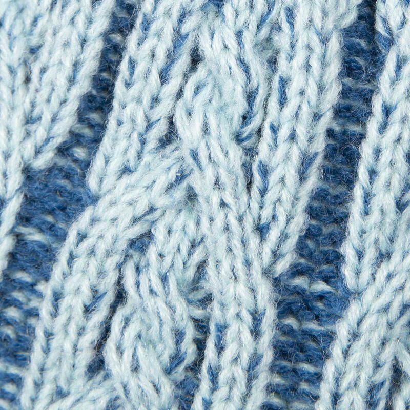 Dames Zindy gebreide muts (Rijk groenblauw)