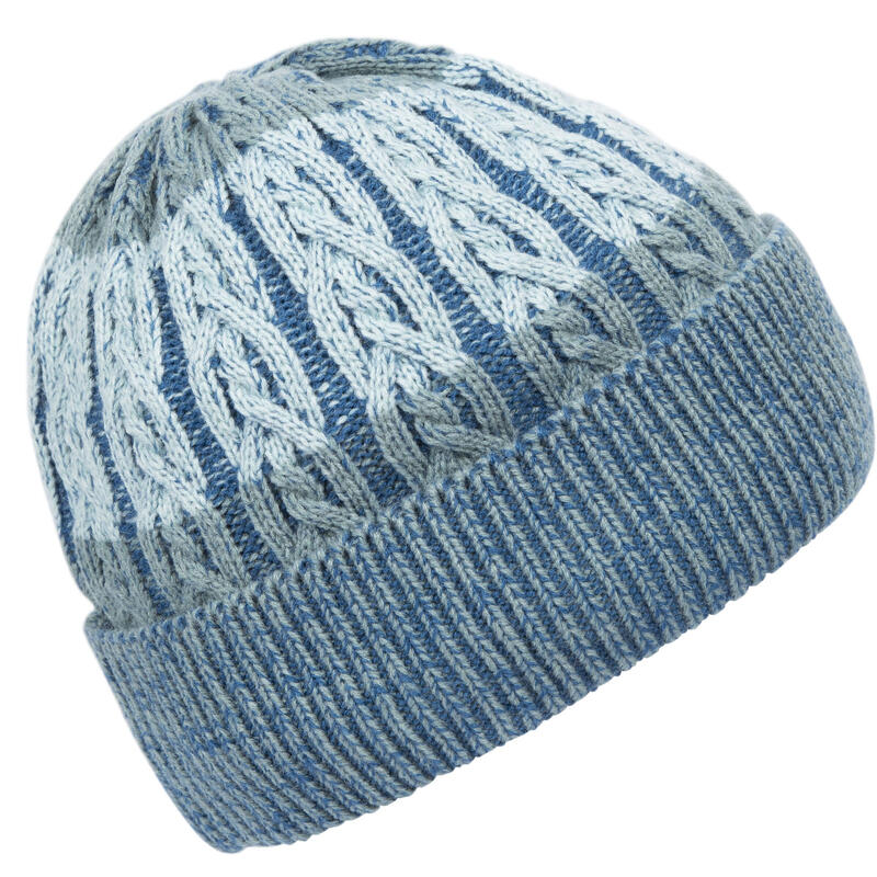 Dames Zindy gebreide muts (Rijk groenblauw)