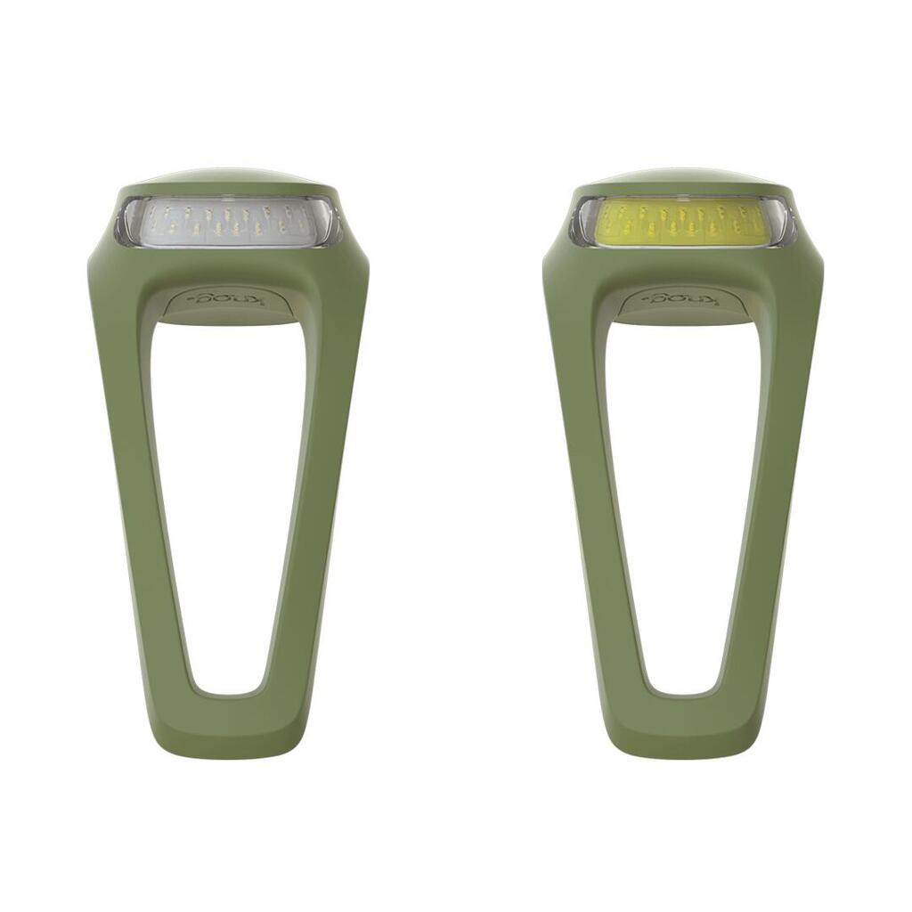 Knog Frog V3 Twinpack Bike light set  - Army Jacket Green