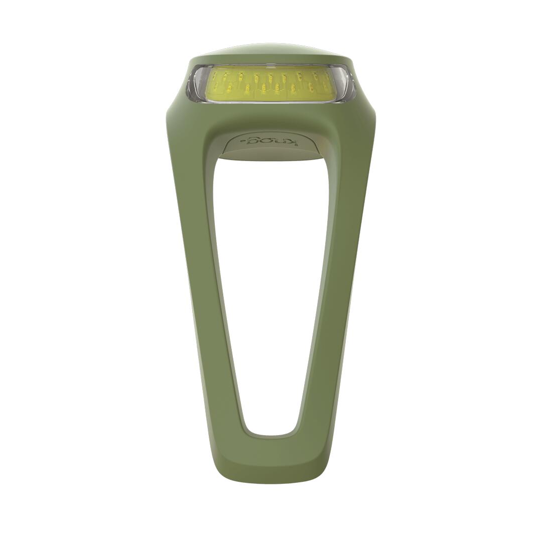 Knog Frog V3 Front Bike Light  - Army Jacket Green 1/5