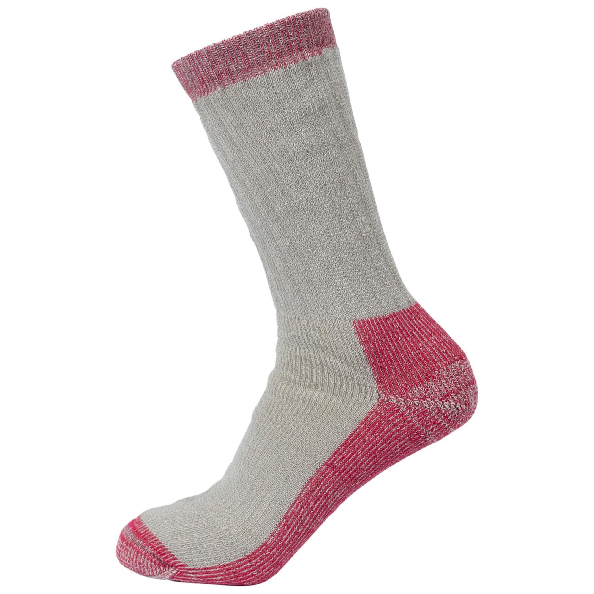 Chaussettes De Randonnée DLX Femme (Gris Chiné) 3/5