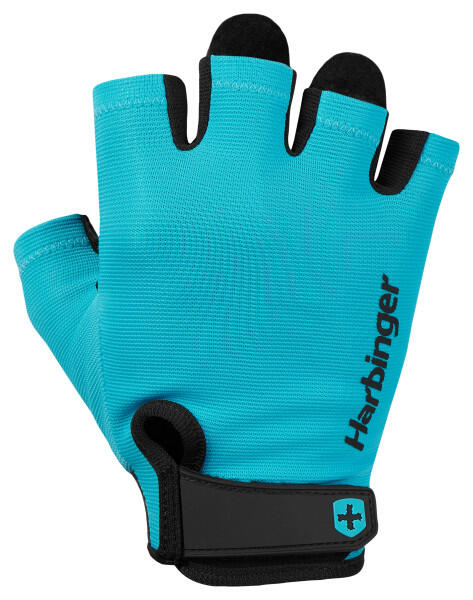 HARBINGER Luvas de halterofilismo Harbinger com pega firme, conforto ótimo, Azul