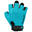Luva de halterofilismo azul unisexo para conforto no treino