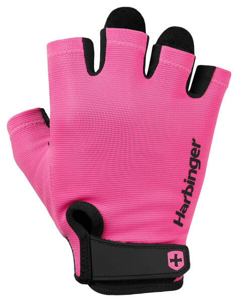 HARBINGER Guante de halterofilia rosa de mujer para un entrenamiento cómodo