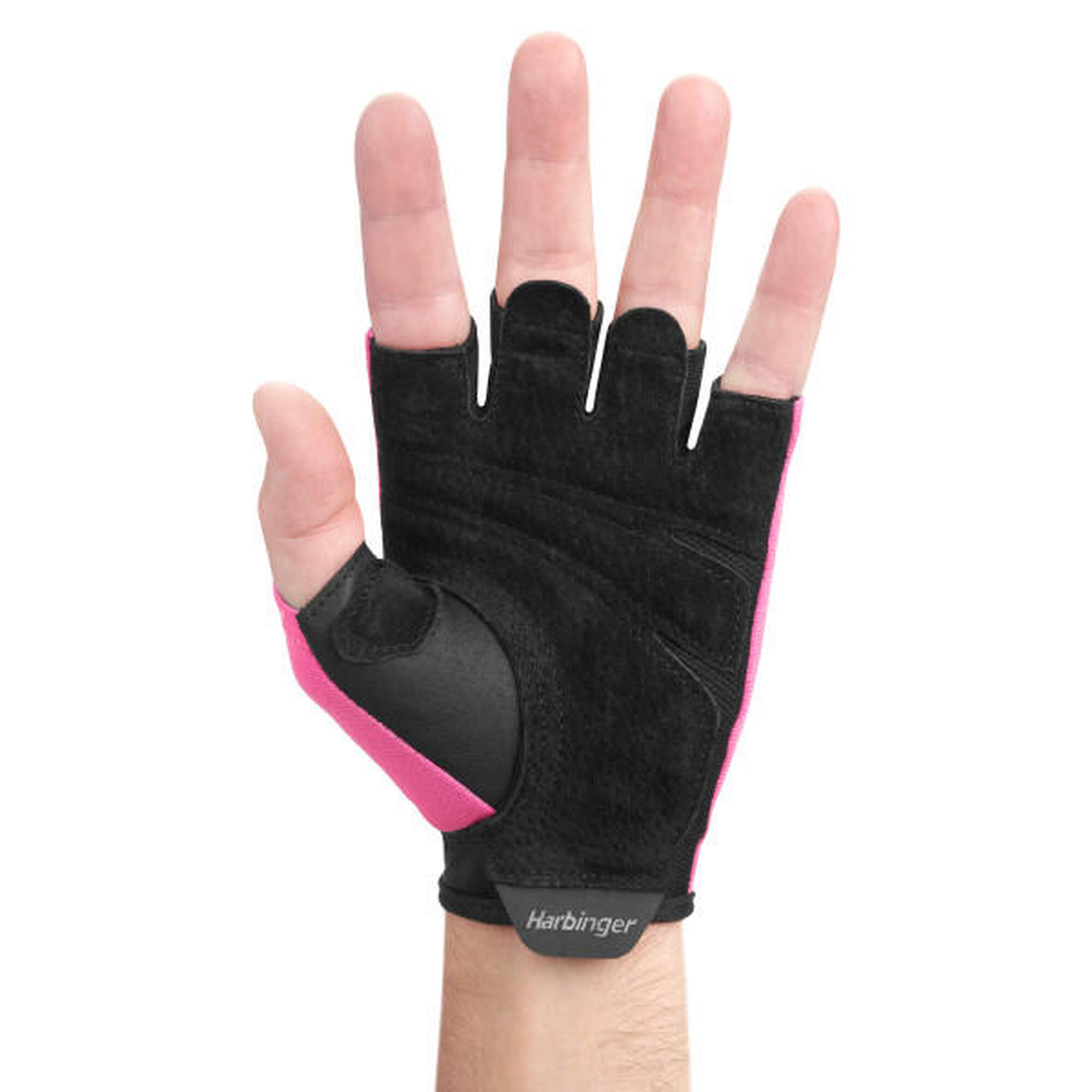 Guanto Harbinger rosa da donna per un comfort ideale in allenamento Taglia XS