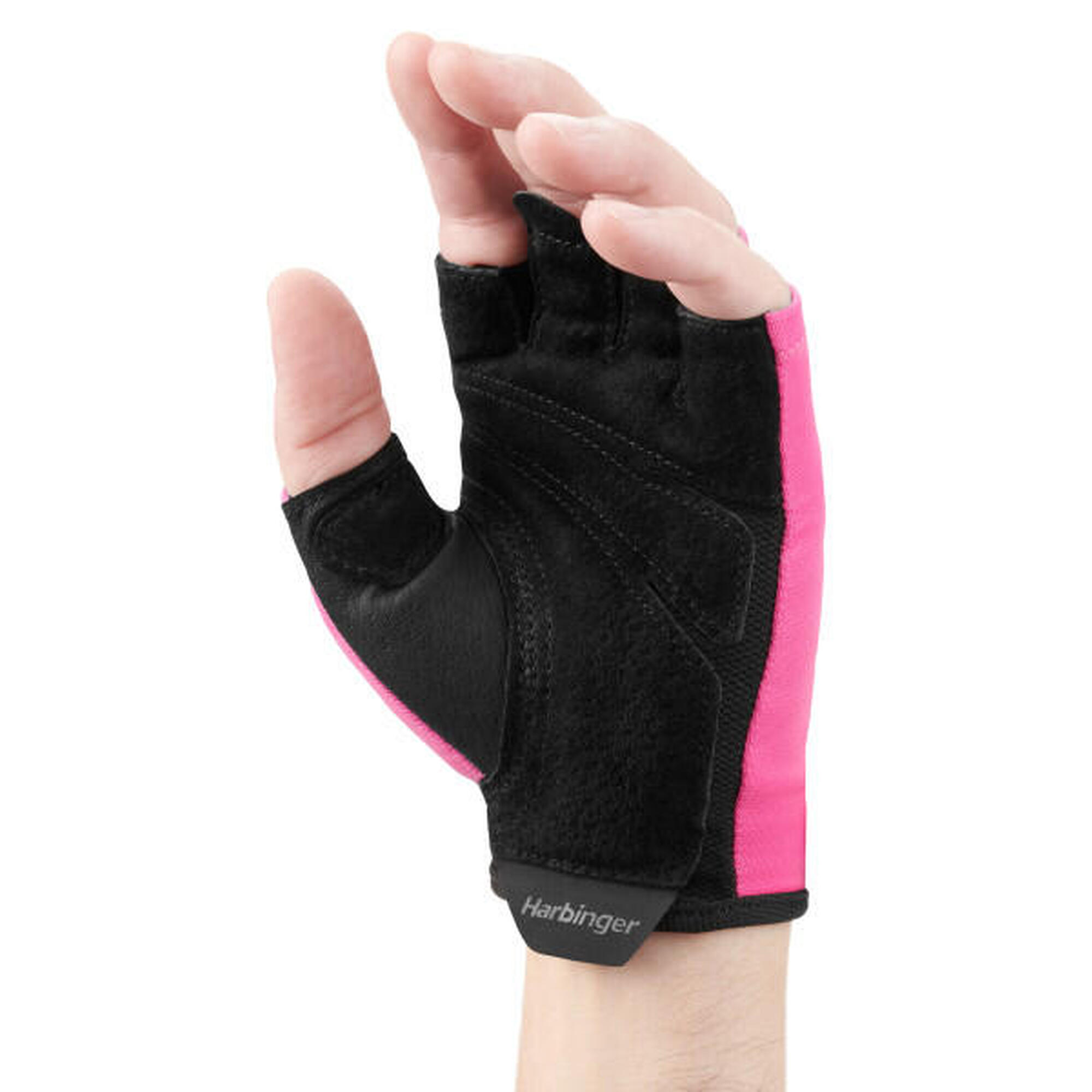 Guanto Harbinger rosa da donna per un comfort ideale in allenamento Taglia XS