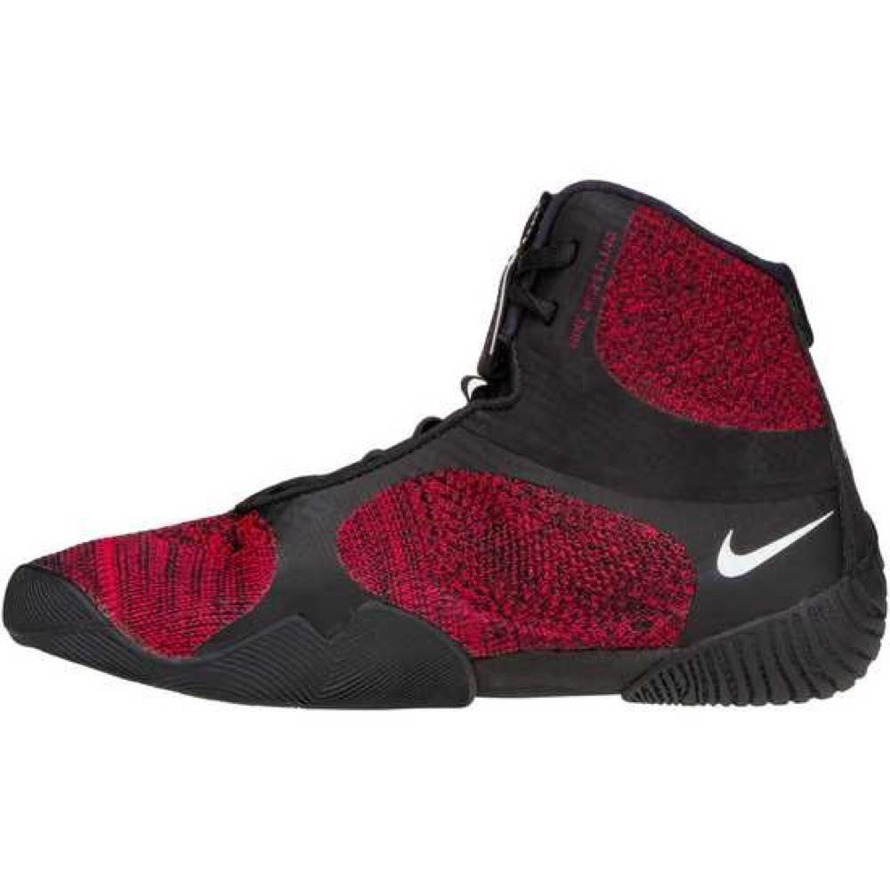 Nike Tawa Wrestling Boots - Black/Red 2/4