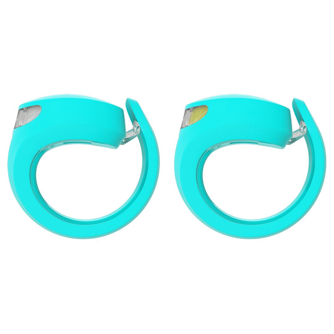 Knog Frog V3 Twinpack Bike light set  - Awesome Aquamarine 2/7