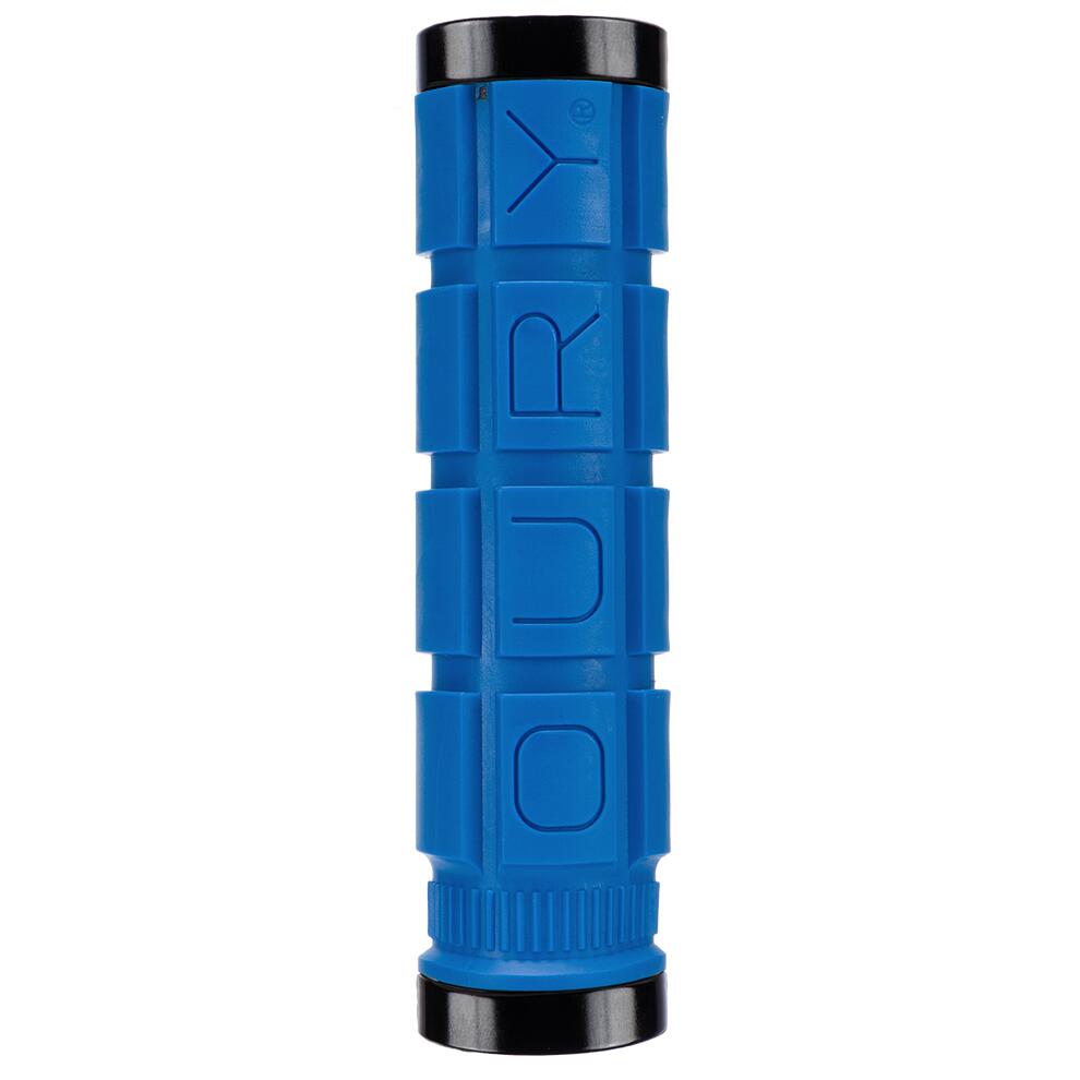 Lizard Skins Oury Dual-Clamp Lock-On Grip Blue 3/3