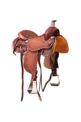 Sella Western professionale modello da Roping Fender Saddle USA 6743