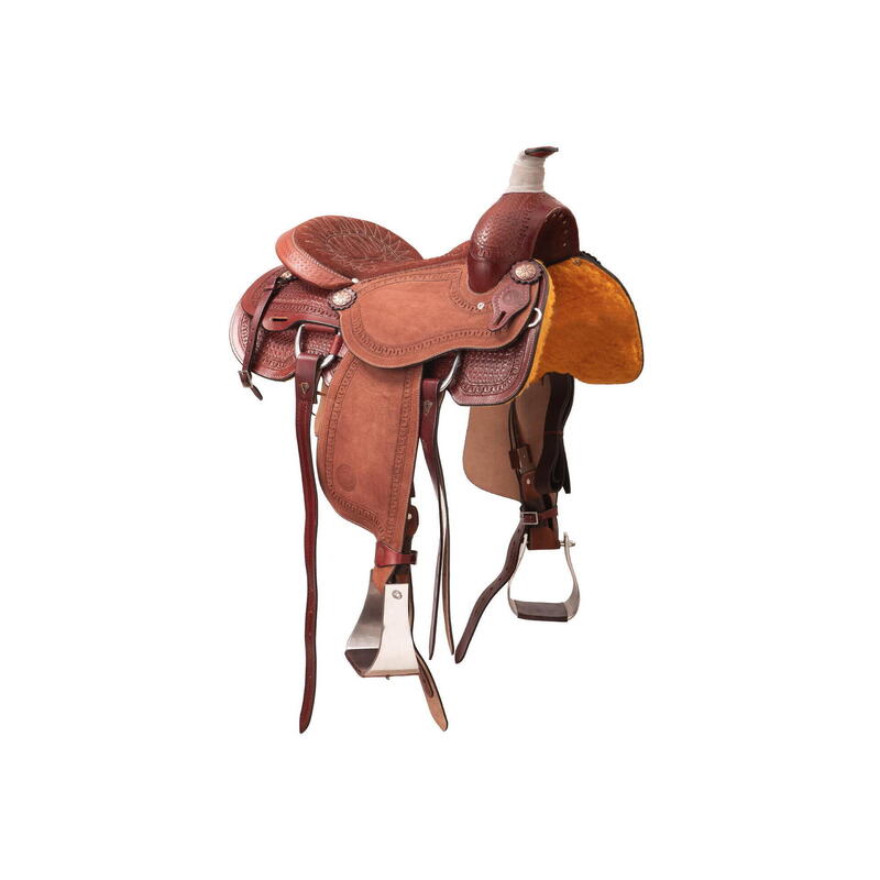 Sella Western professionale modello da Roping Fender Saddle USA 6743