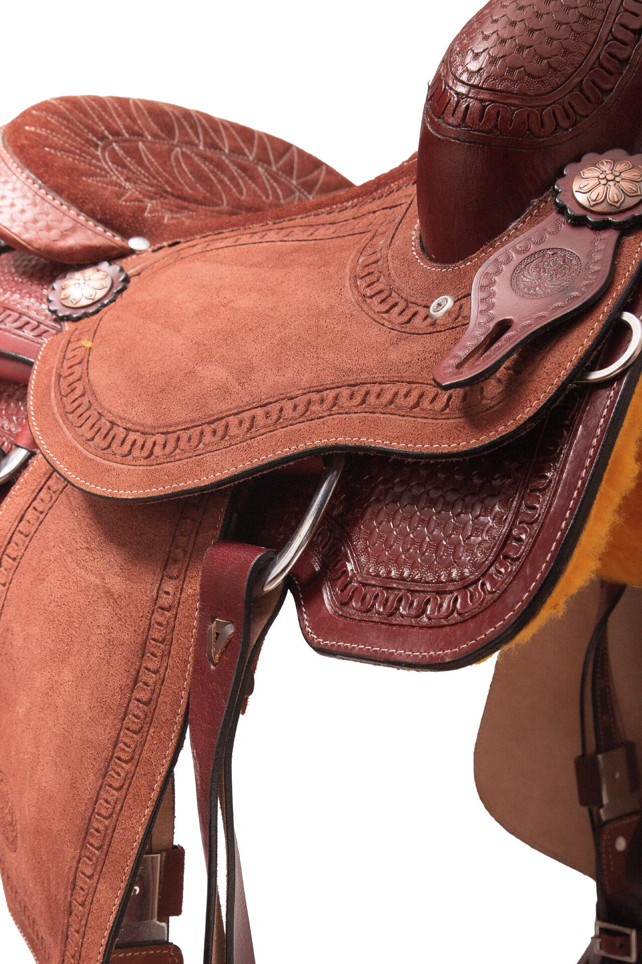 Sella Western professionale modello da Roping Fender Saddle USA 6743 6/7