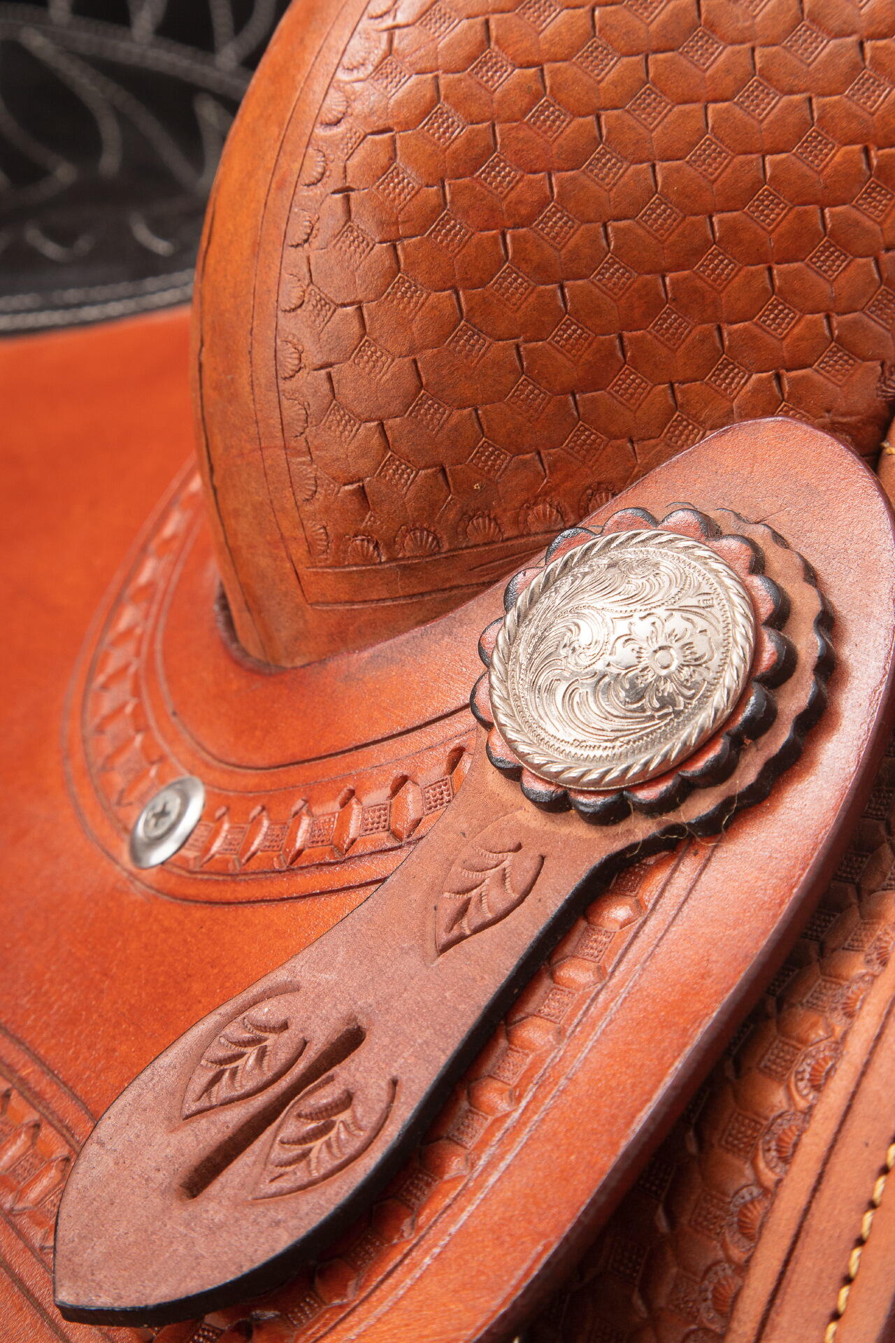 Sella Western professionale modello da Roping Fender Saddle Usa 7412 7/7