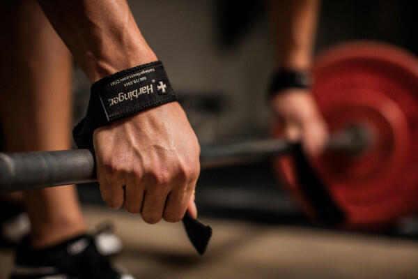 Harbinger Cotton Lifting Straps - One Size Fits All 3/6