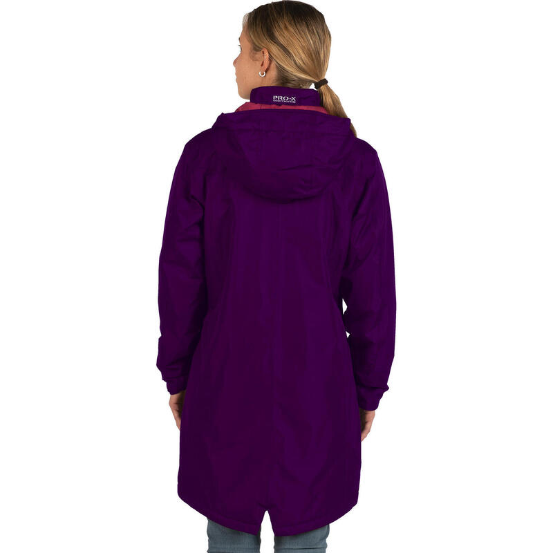 Outdoorjas Claire dames polyester paars maat 44