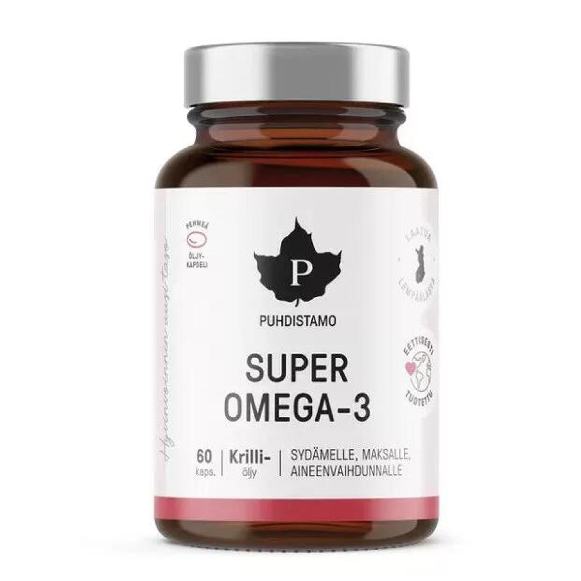 Super Omega-3 Krill olaj, 60 kapszula