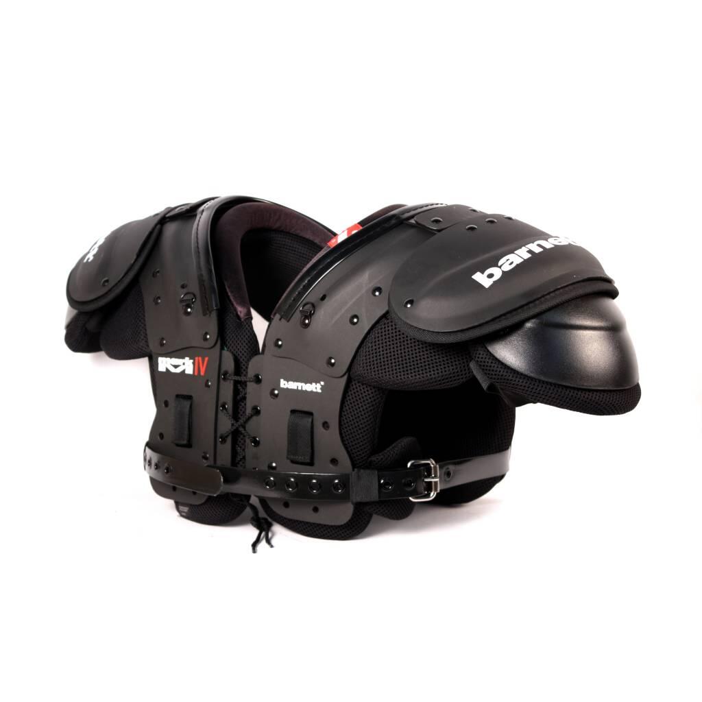 Hombreras MARK IV Pro para fútbol americano, negras 3/6