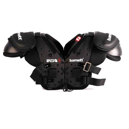 MARK II Pro American Football Schulterpolster, Schwarz