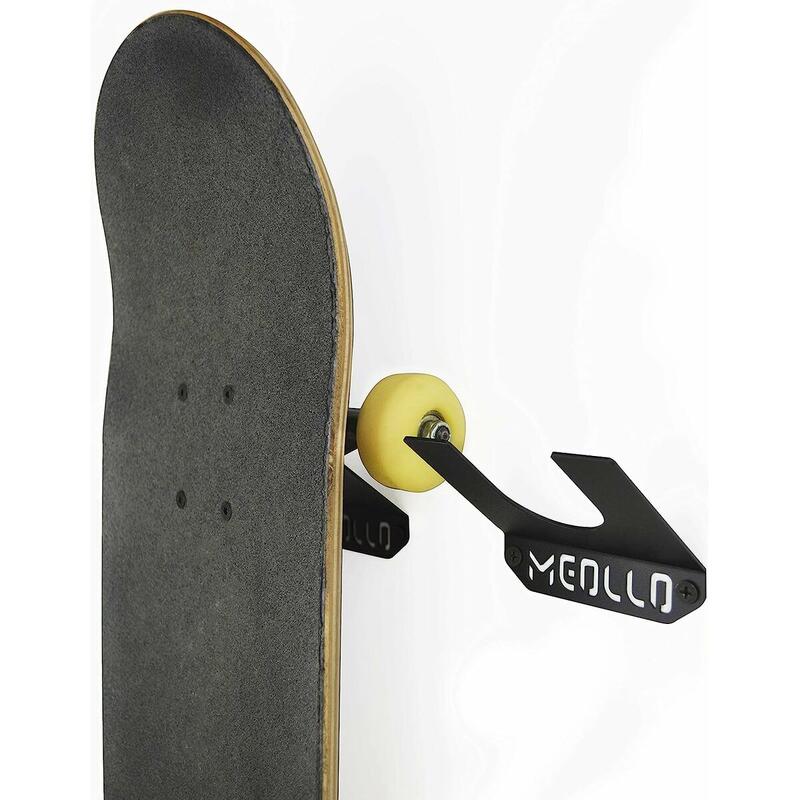 Soporte de pared para Skateboard Negro