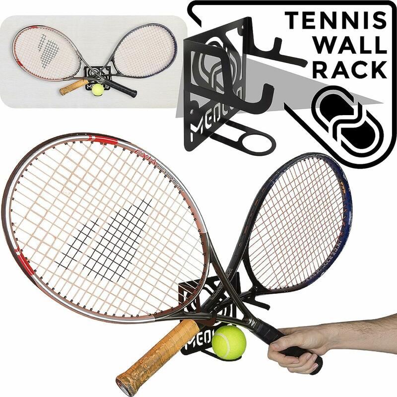 Soporte de pared para raquetas de tenis
