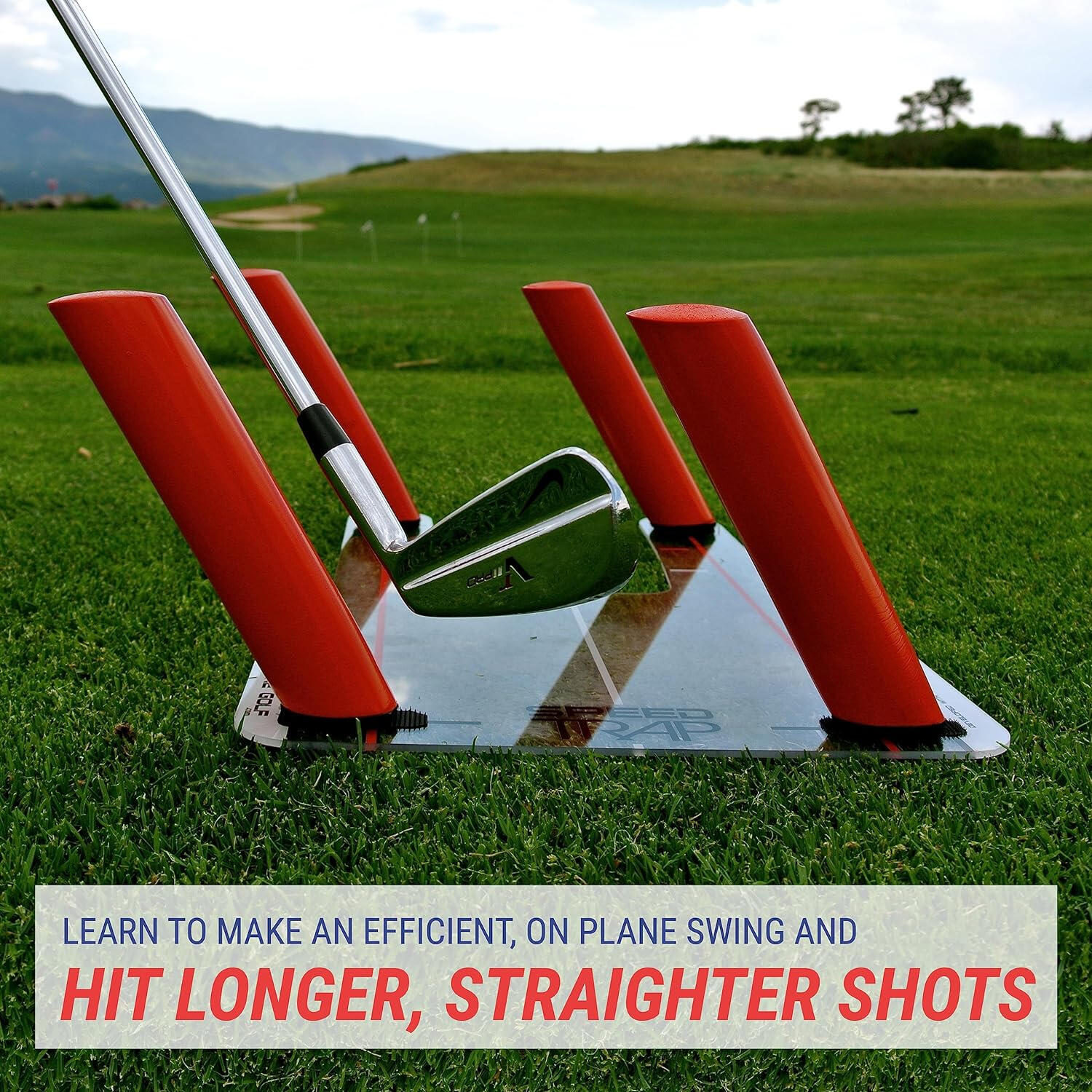 EyeLine Golf Speed Trap with Foam Power Rods EYELINE GOLF Decathlon