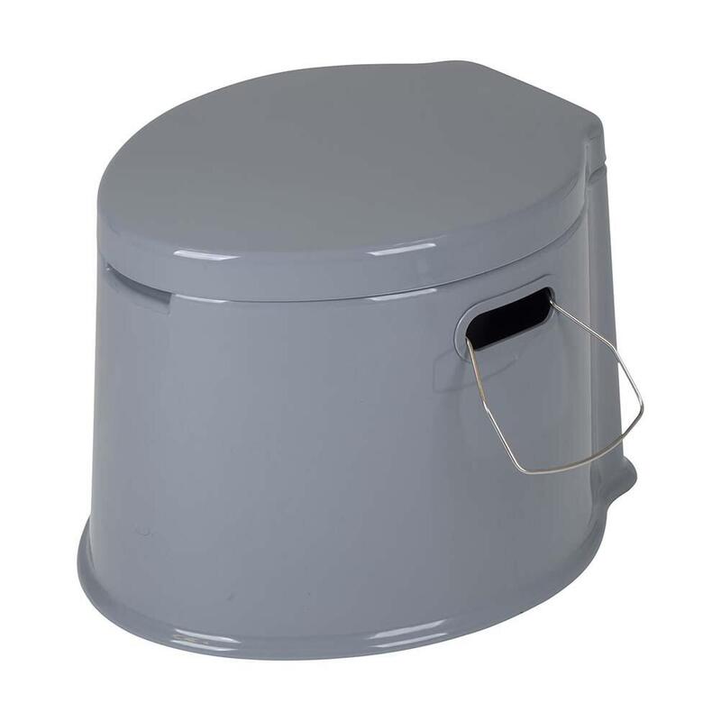 Bo-Camp Draagbaar Camping Toilet - 7 Liter - Grijs