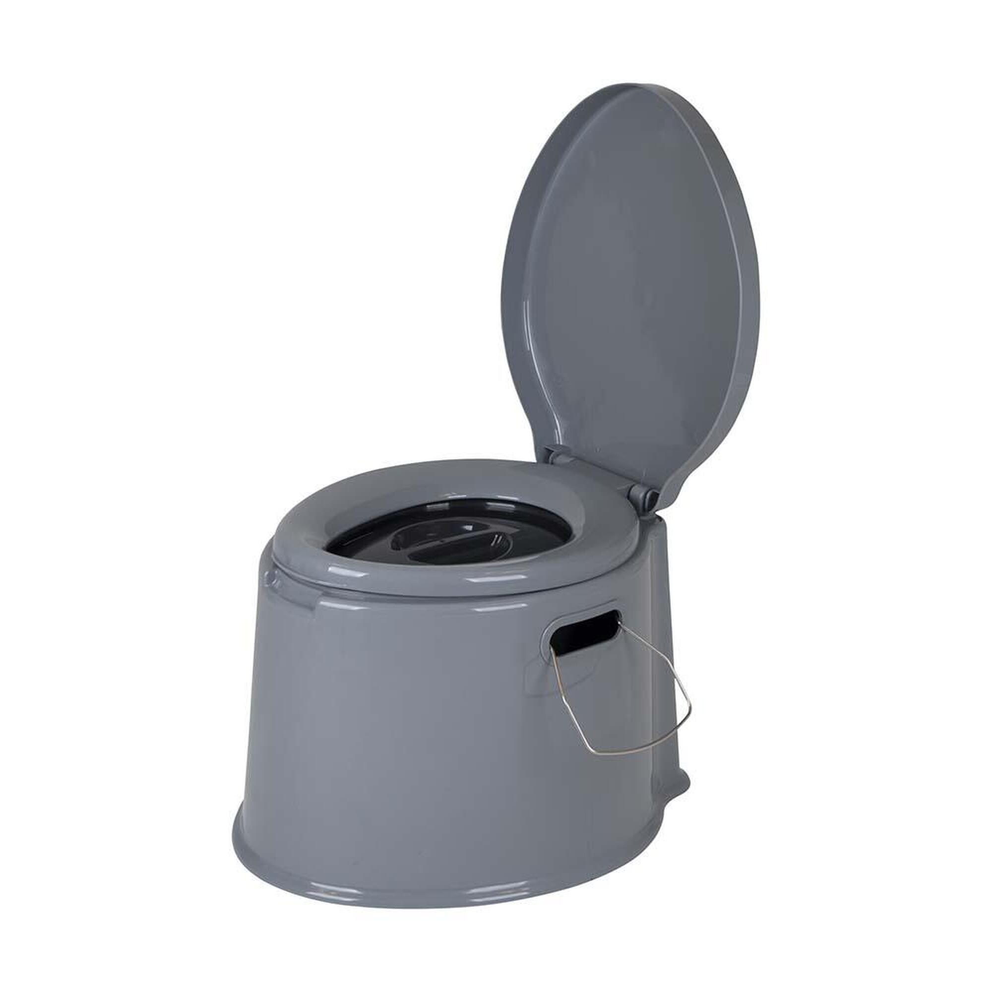 Bo-Camp Draagbaar Camping Toilet - 7 Liter - Grijs