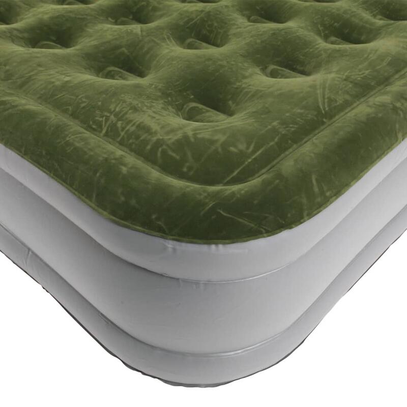 Outwell Matelas pneumatique Excellent Single vert foncé et gris