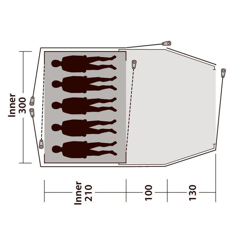 Tenda Outwell Cloud 5 Plus