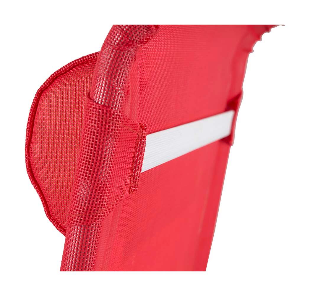 Chaise de plage - Saint-Tropez - Aluminium - Rouge 7/7