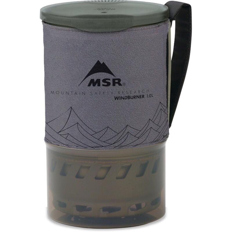 MSR WindBurner Personal Accessory Pot 1L - Grey 1/2