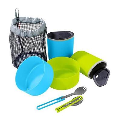 Msr 2-persoons mess kit - blauw/groen - 6-delige set