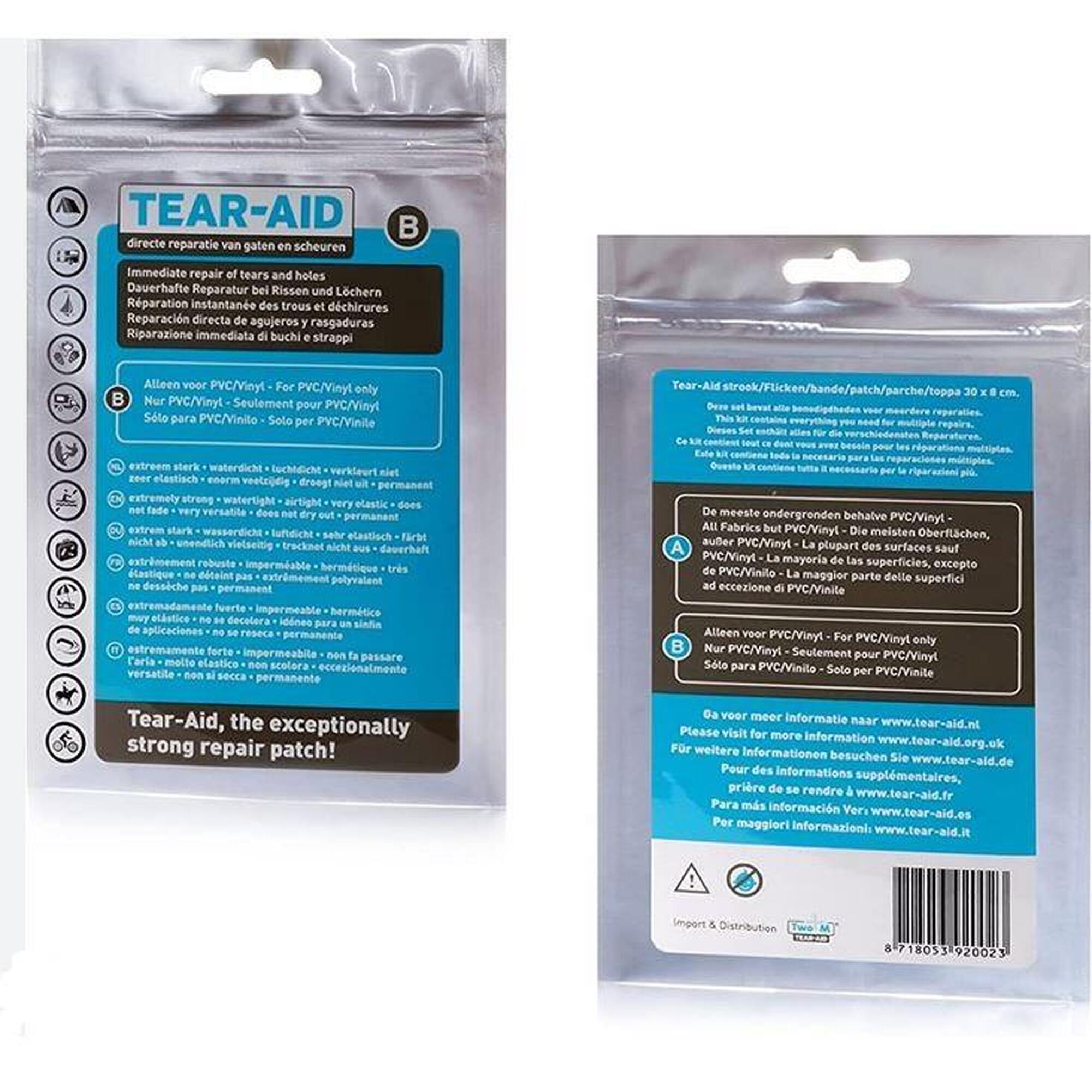 Tear-aid - Kit De Réparation Tear Aid Kit B - Arceaux De Tente - Incolore - Taille Unique - Decathlon