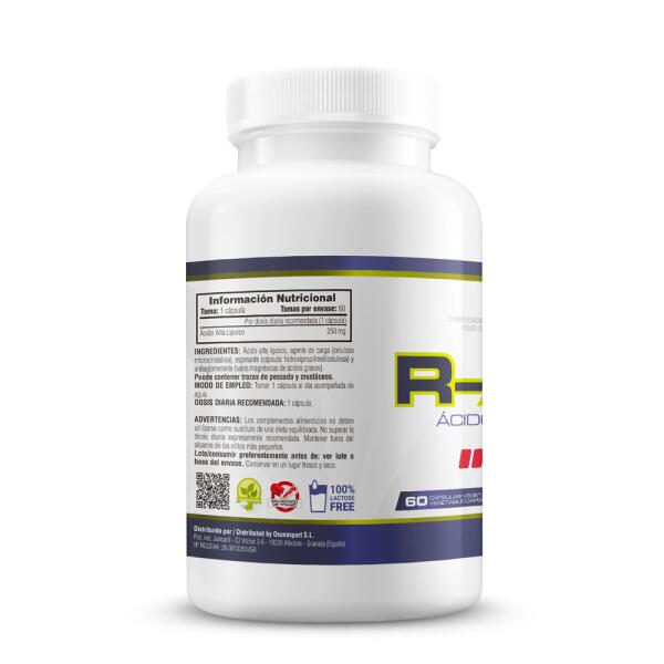 R-ALA  Alipure® - 60 Cápsulas Vegetales de MM Supplements