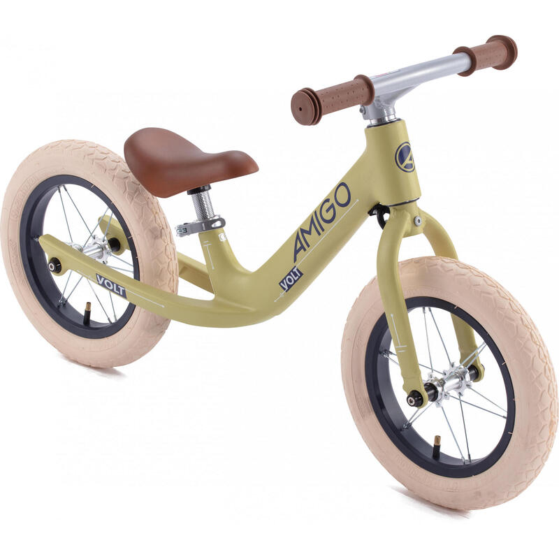 AMIGO Draisienne à 2 roues Volt Loopfiets 12 Pouces Junior Jaune