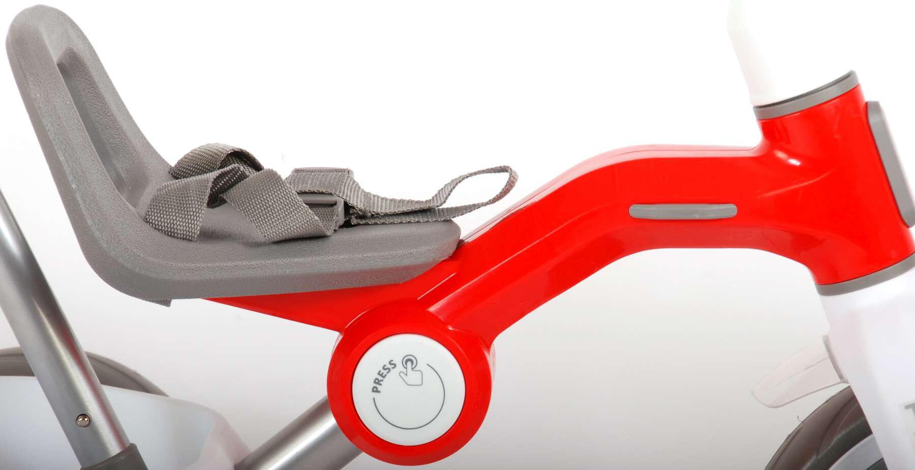 QPlay Tenco triciclo pieghevole rosso/bianco 4/5