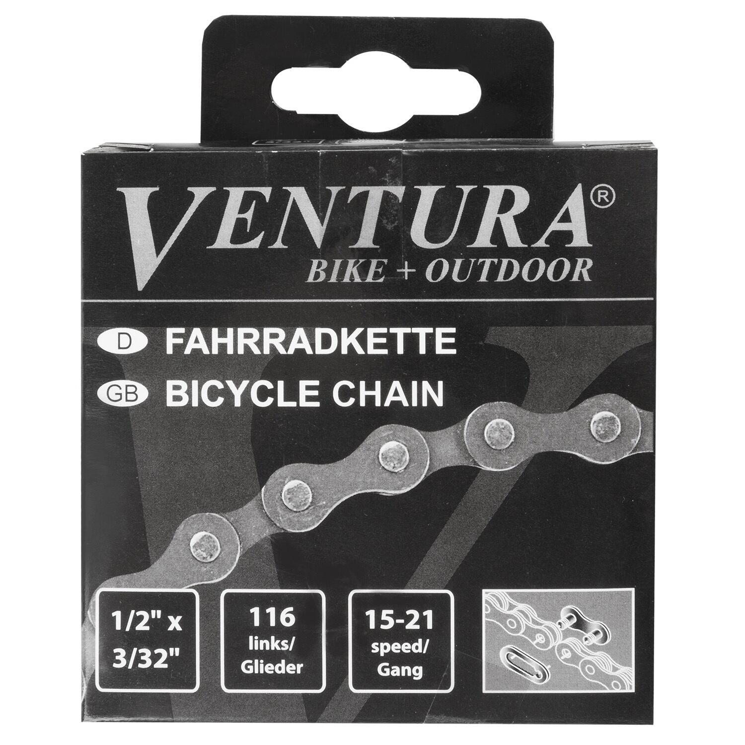 Collier Ventura FD1002A - 6 7SP - 1 2 x 3 32 - 116 Liens - Gray 2/2