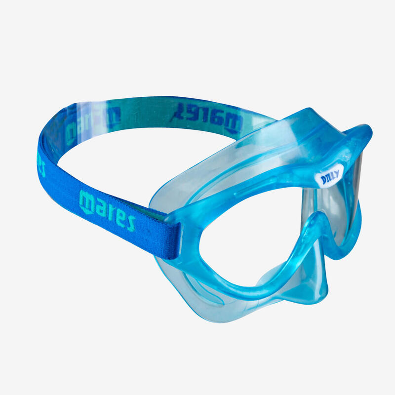 Masque et Tuba de Snorkeling Combo Dilly Enfant Bleu Aqua