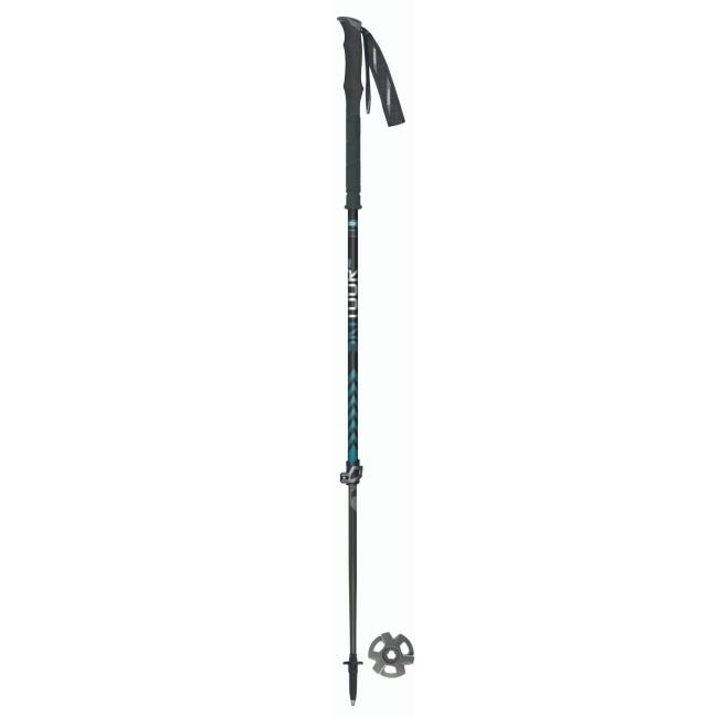 síbot Reglabile MASTERS SkiTour PRO, 105-140 cm, Negru/Fehérastru, Unisex