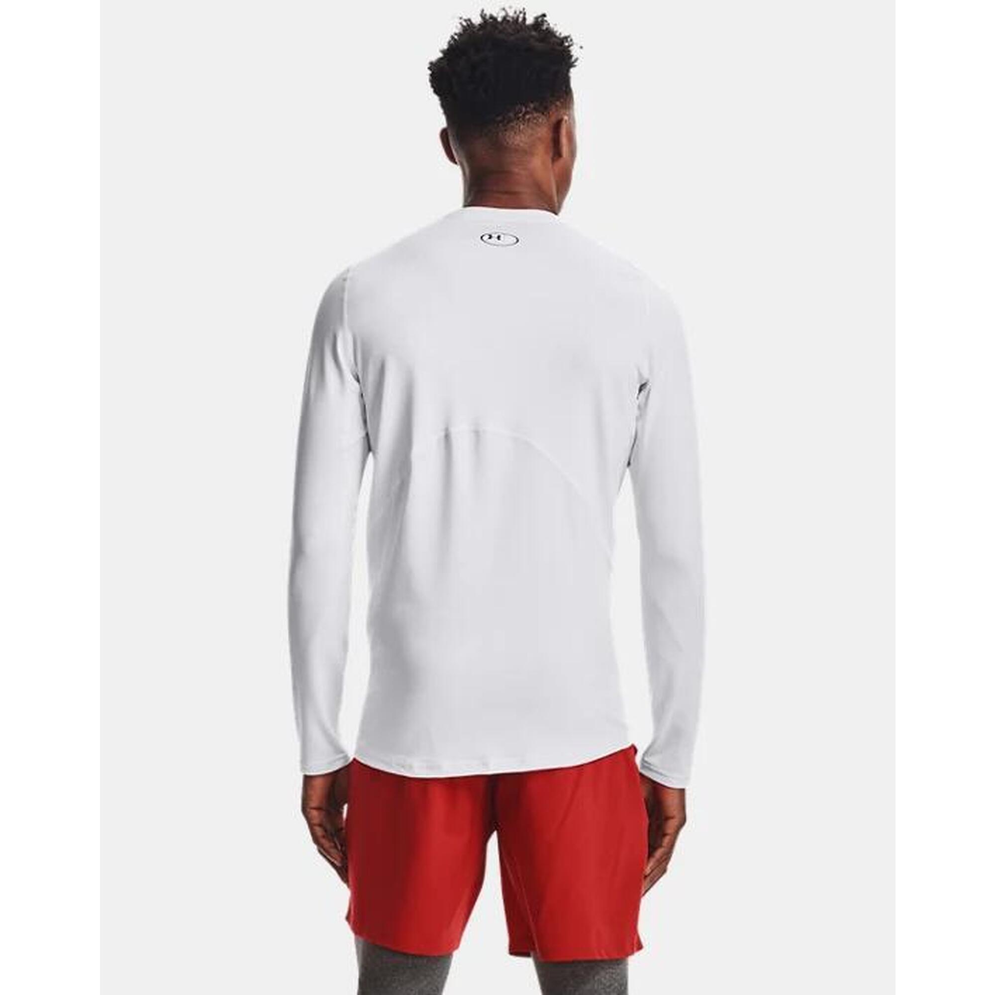 Lycra Coldgear® Under Armour Lange Mouw T-shirt Wit