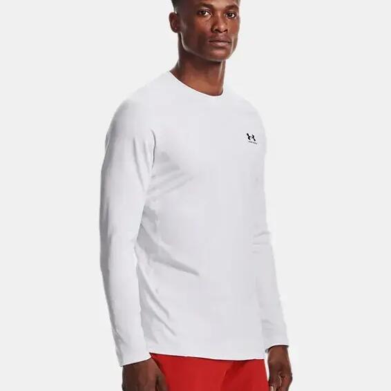 Under Armour ColdGear® Lycra Long Sleeve T-Shirt White