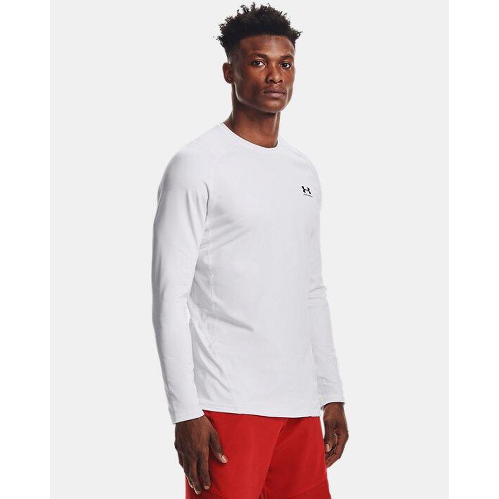 Under Armour - T-shirt Manches Longues Lycra Coldgear® Under Armour Blanc - Sous Vêtement Haut - Blanc - 38 S - Decathlon