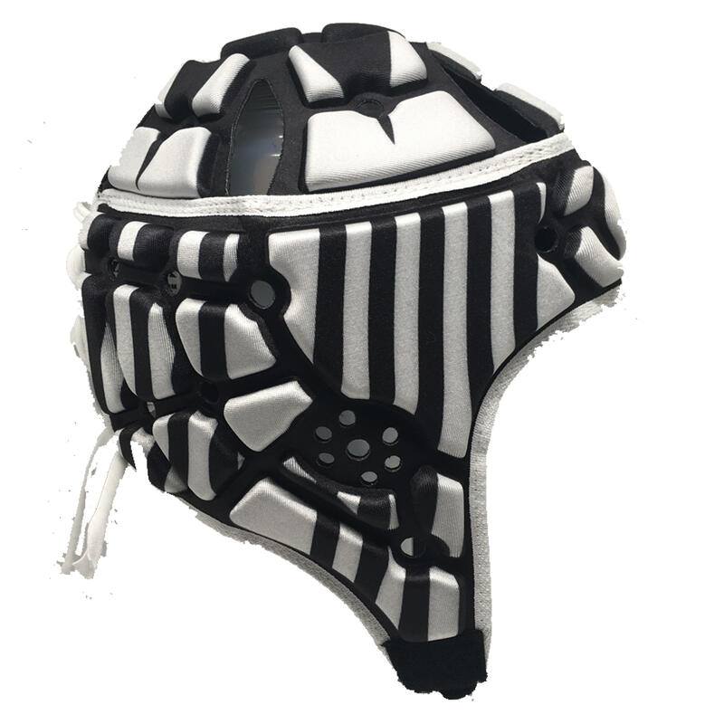 Casco Da Rugby Impact Adulti Brive Nero E Bianco