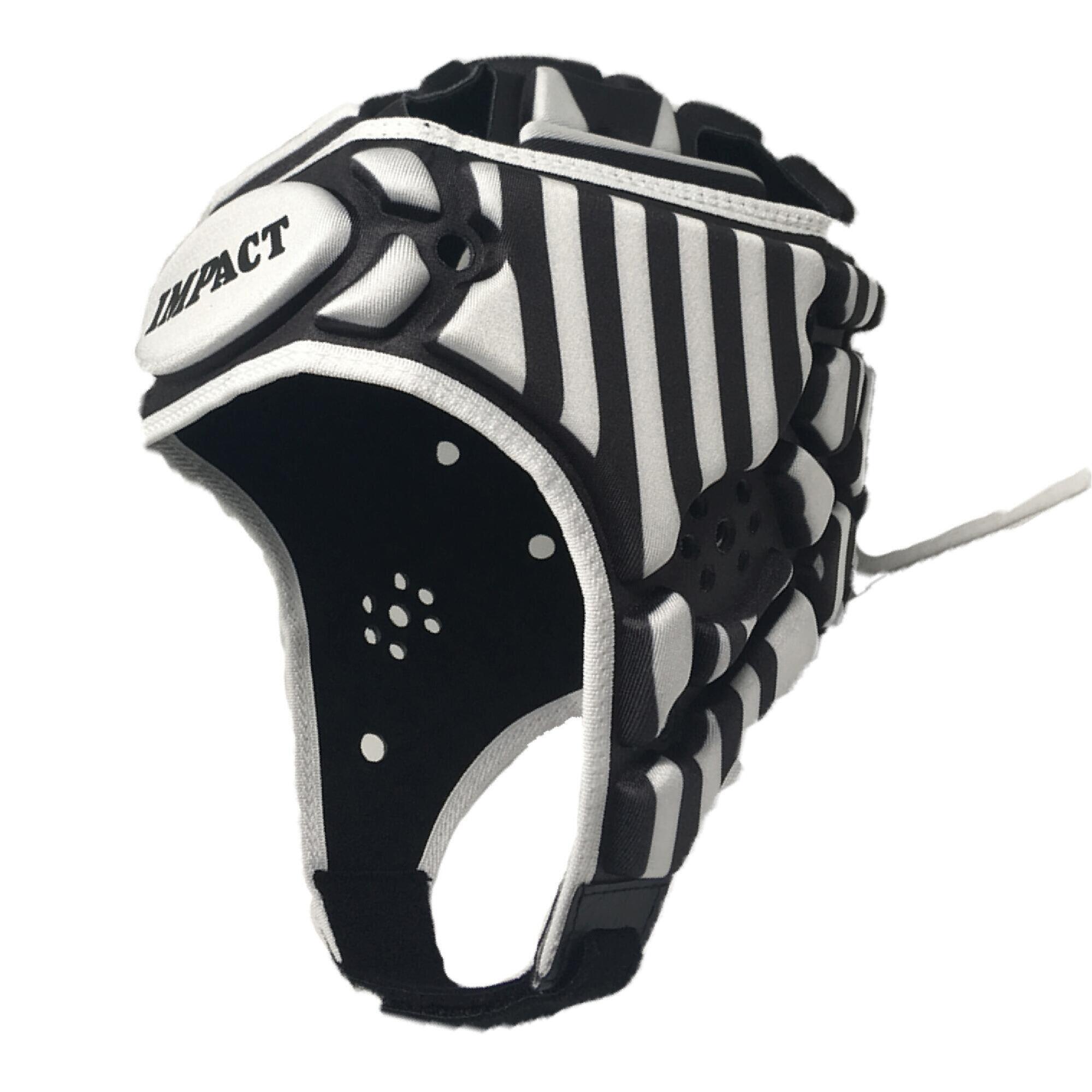 Impact - Casque De Rugby Impact Pour Adulte Brive Noir Et Blanc - Casque - Noir - 36 Xs - Decathlon