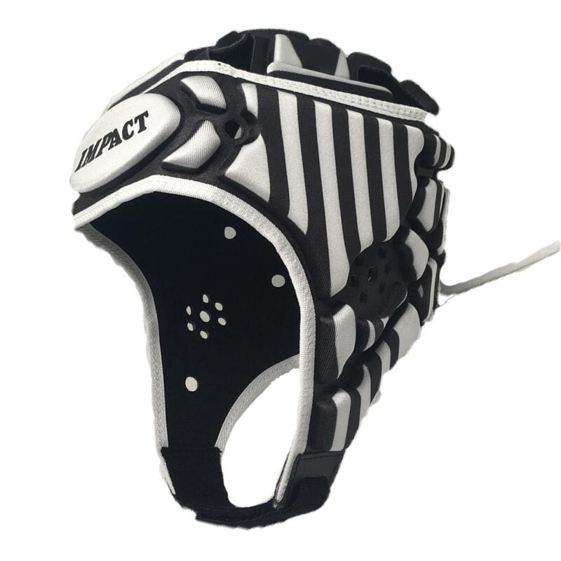 Casco Da Rugby Impact Adulti Brive Nero E Bianco